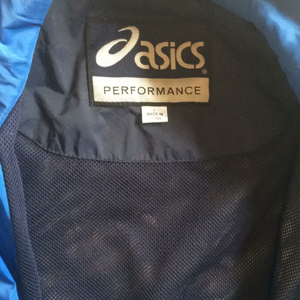 Asics Performance Navy Jacket Size Large - image 4